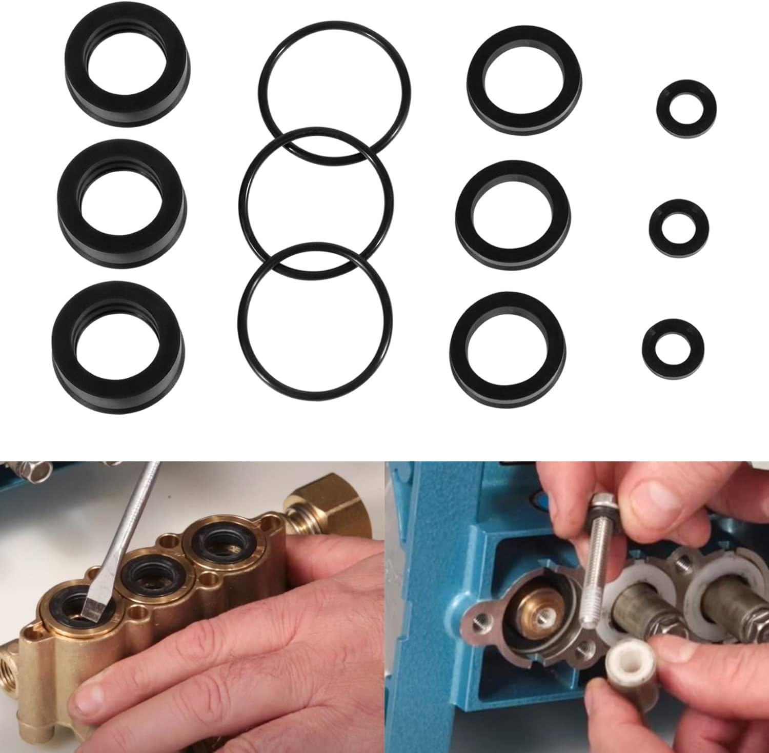 76975 Seal Kit 12Pcs For Cat Pump 4DNX Pumps 4DNX25GSI 4DNX27GSI CAT Seal Kit