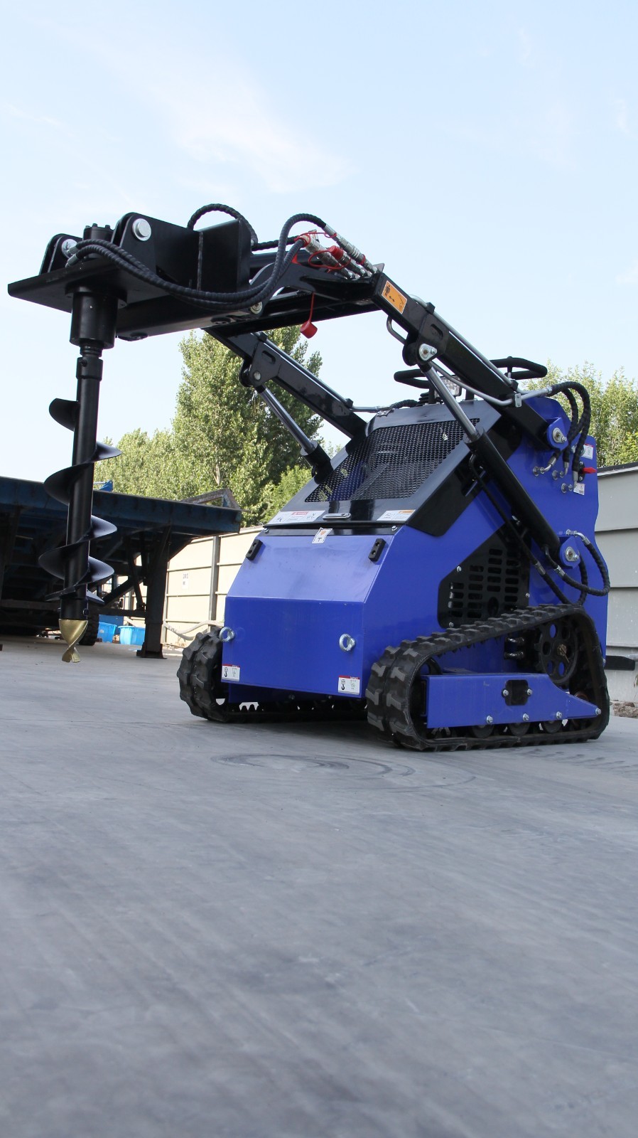 Hydraulic Auger Post Hole Drill for Mini Skid Steer Loader