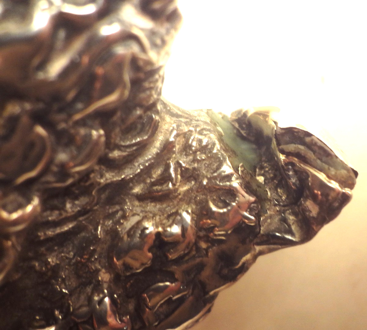 Vintage STERLING SILVER ornate POODLE made in ITALY - w/ ISRAEL Mark -TO RESTORE