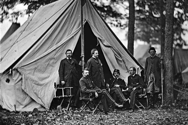 New 5x7 Civil War Photo: Dr. Jonathan Letterman & Staff, Army of the Potomac