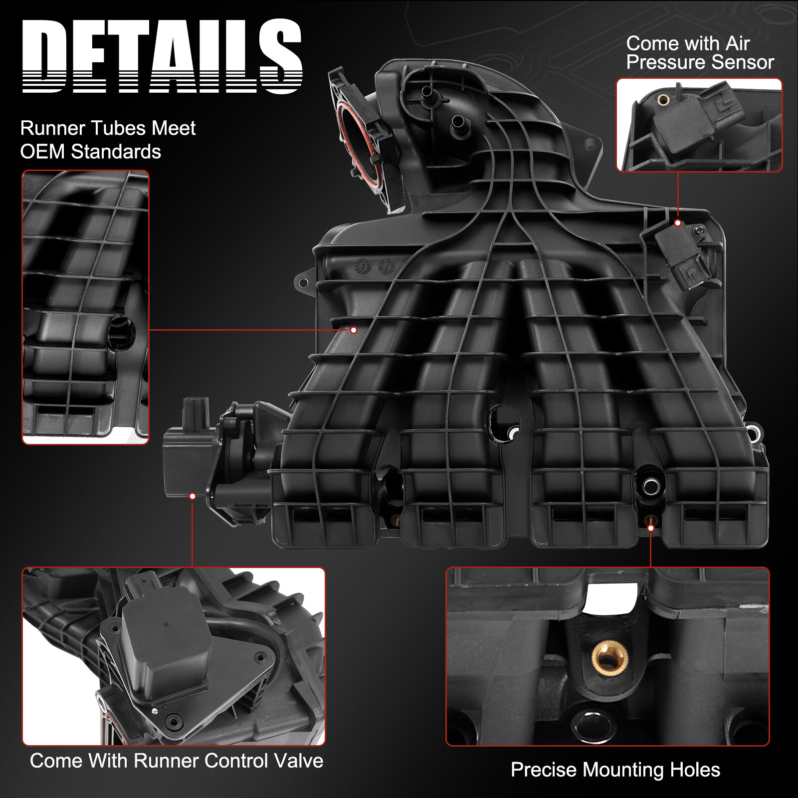 Intake Manifold w/ Runner Control Valve Fits 07-17 Jeep Patriot Compass Caliber