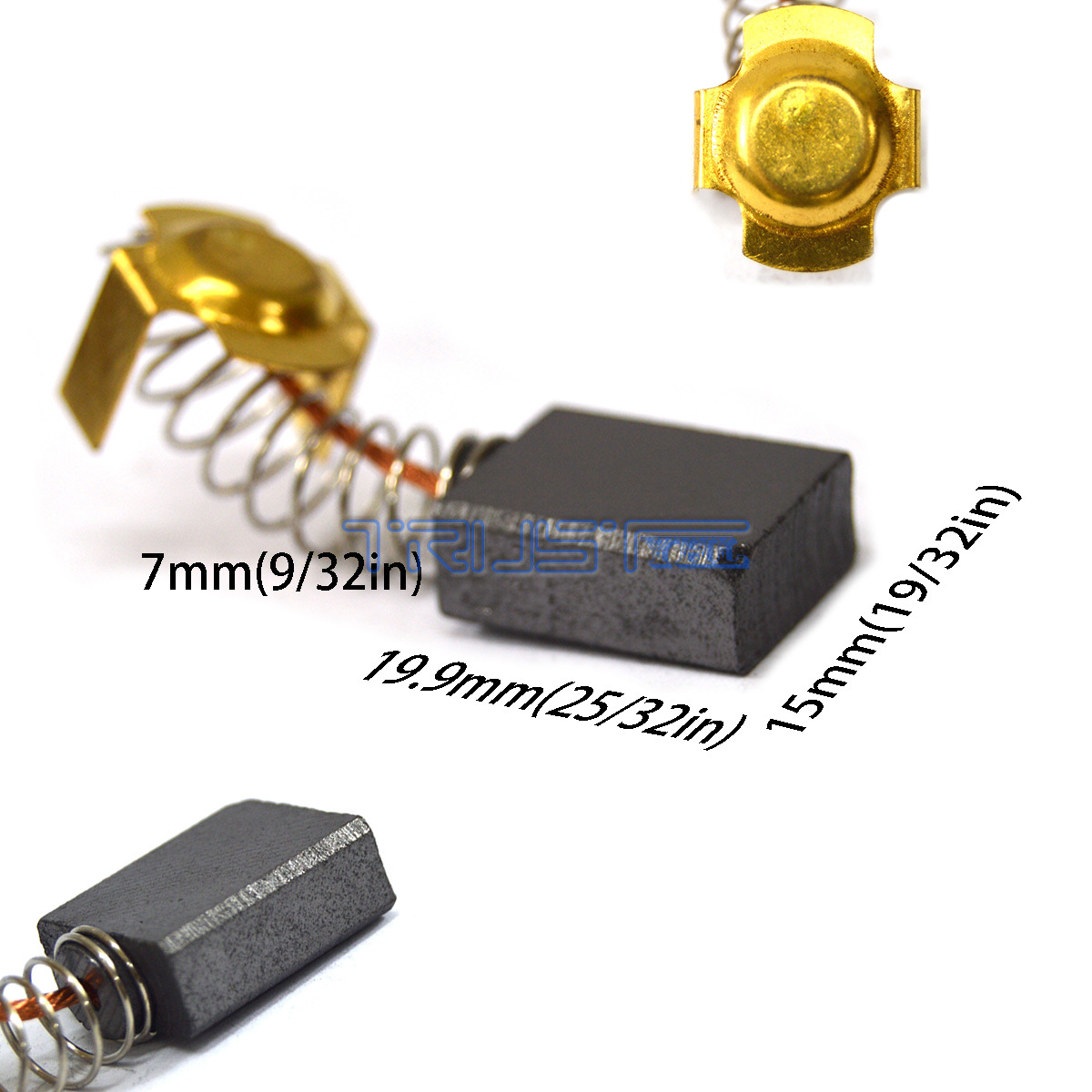 5 pair Carbon Brushes For Hitachi 999036 Sander 7X15X19.9mm US