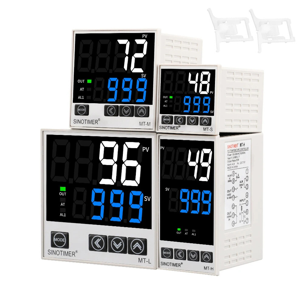 Digital PID Temperature Controller Thermostat Fahrenheit Relay/SSR AC 100V-240V