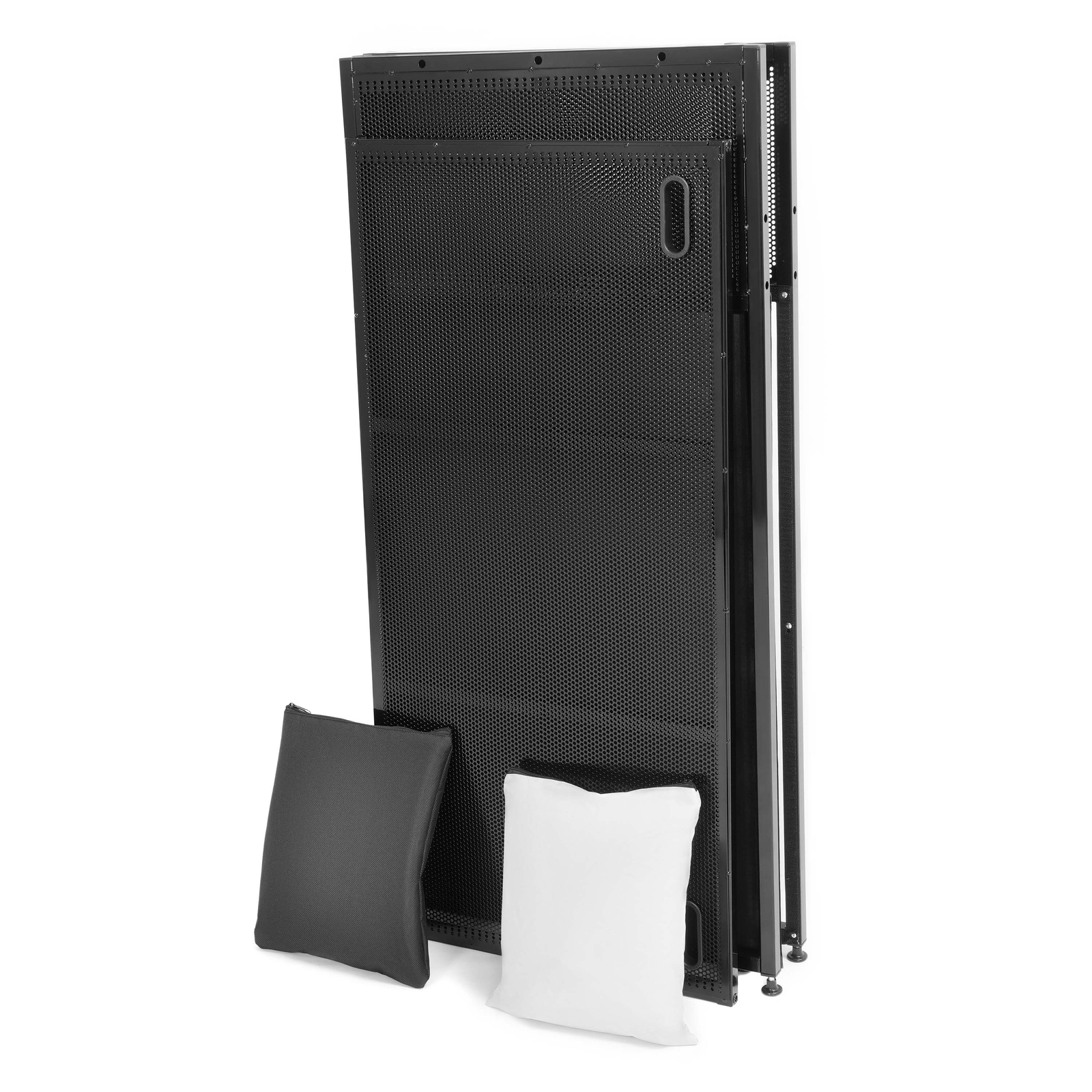 Portable DJ Table Stand Adjustable Booth Facade+Built in Flat Table w/Travel Bag