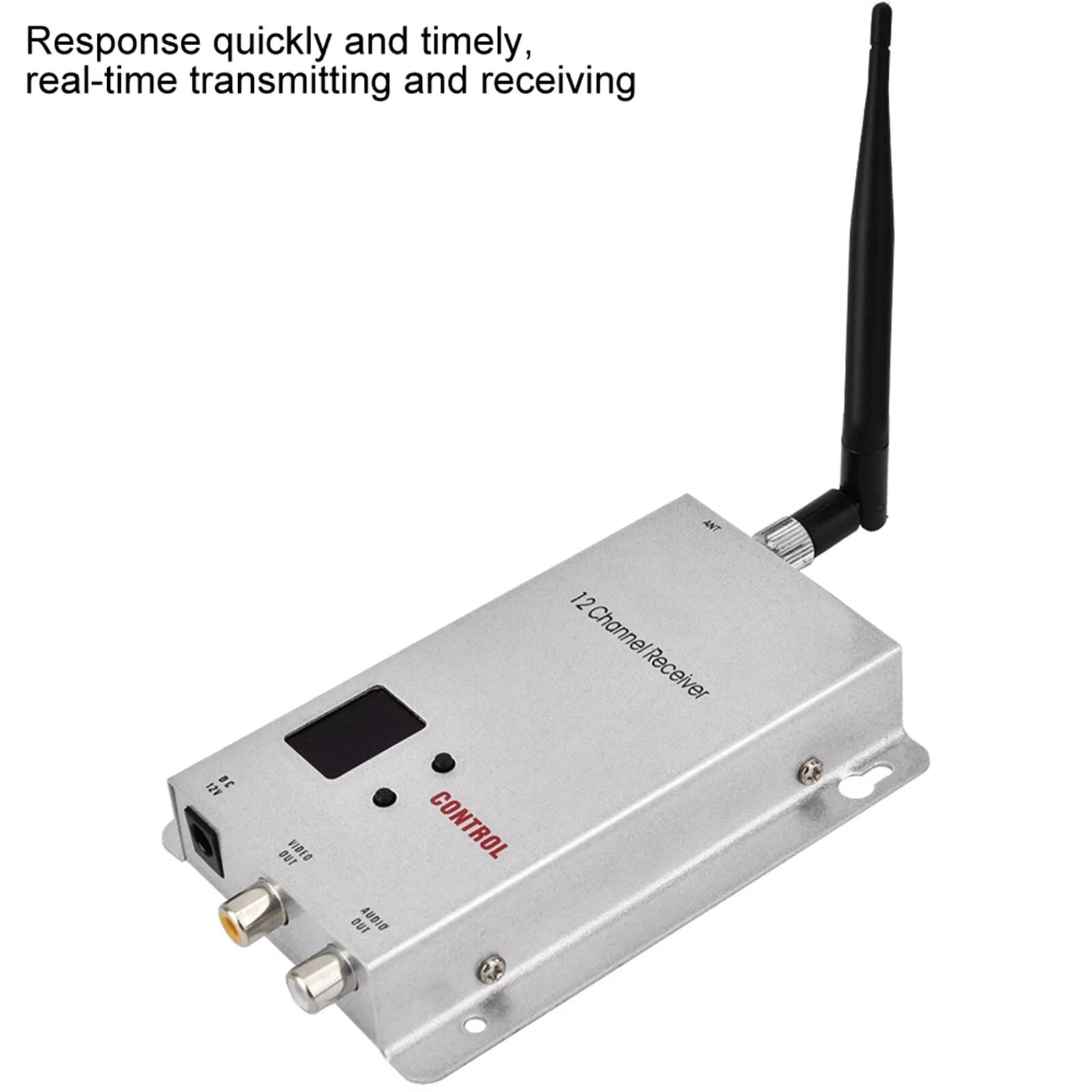 500-1200M 1.2GHz Wireless Audio/Video Transmitter-Receiver CCTV Accessories