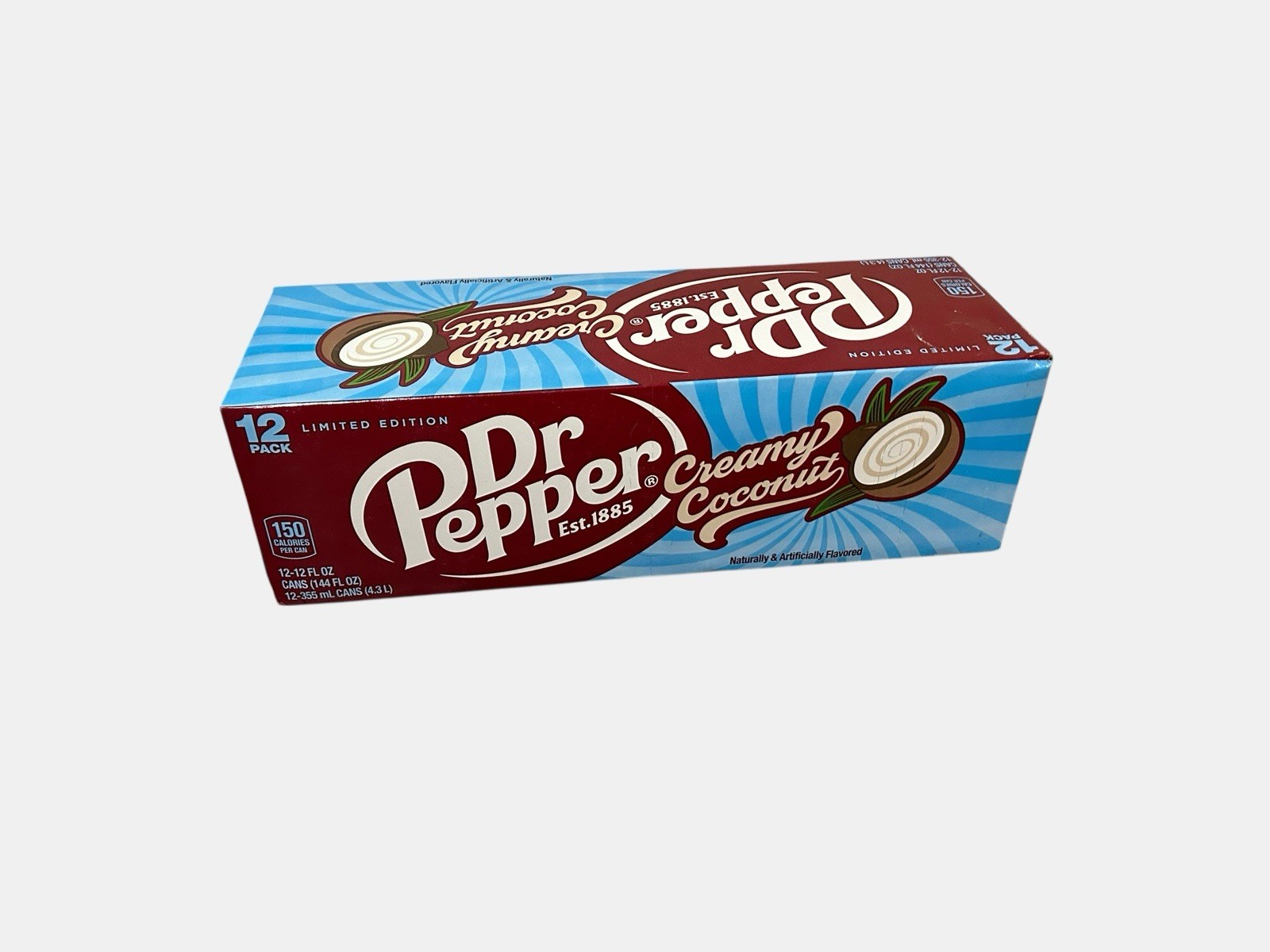 Dr Pepper Creamy Coconut LIMITED EDITION 12 Pack - Expires 12/07/2026