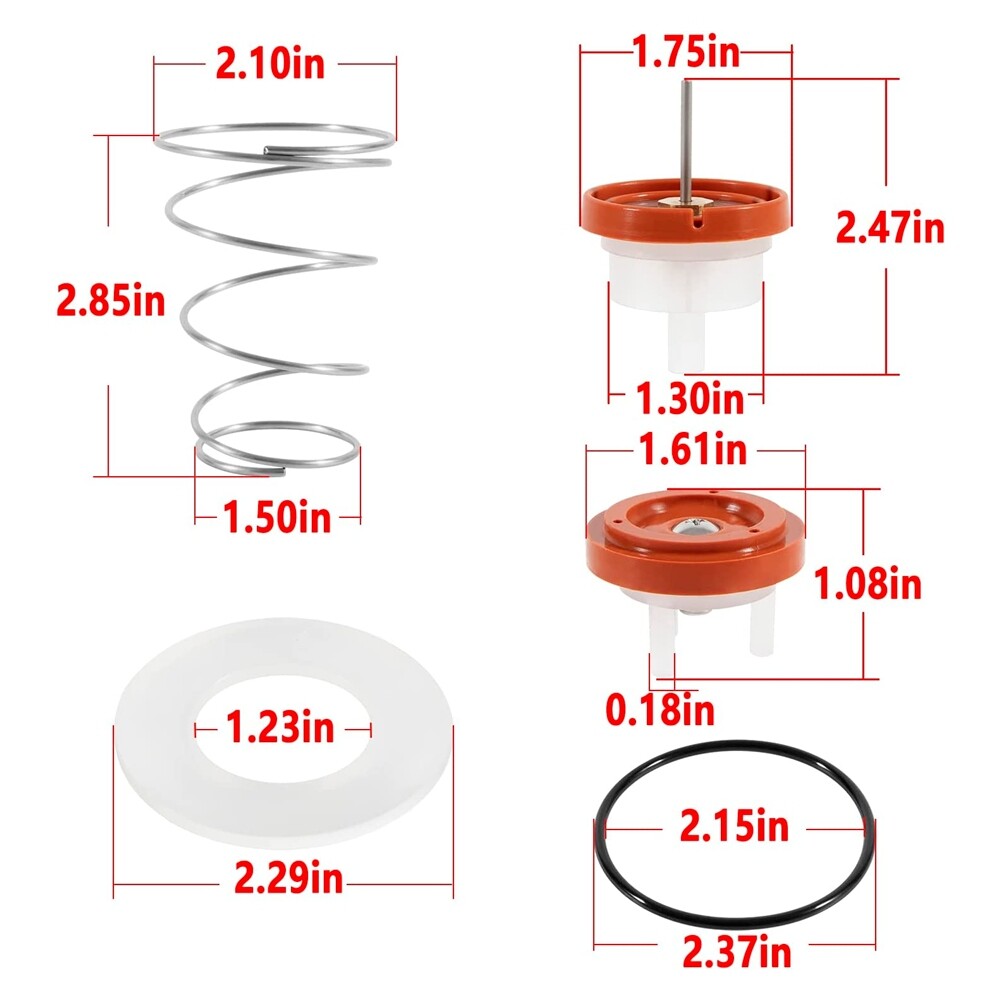 For Wilkins 720A FULL Repair Kit 1/2" 3/4" 1" Backflow Preventer RK1-720A