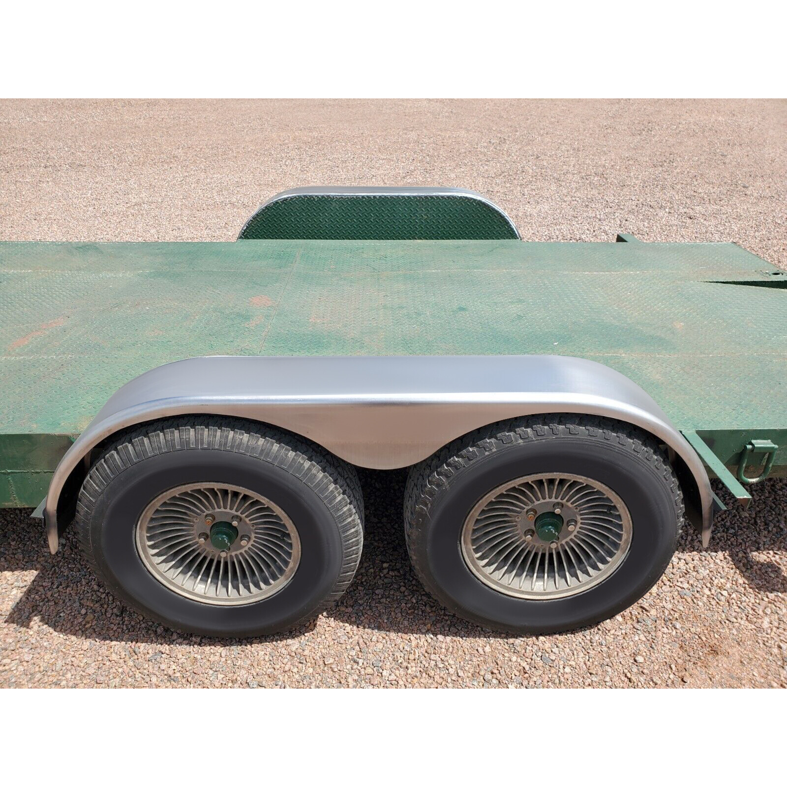 2PC Tandem Trailer Fender Double Axle For 13"-15" Teardrop Enclosed Trailers