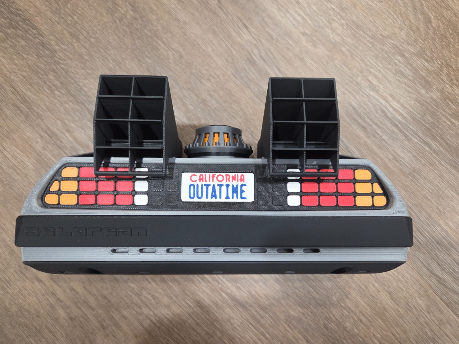 Back to the Future DeLorean Wall Key Hanger – 3D Printed Fan Art