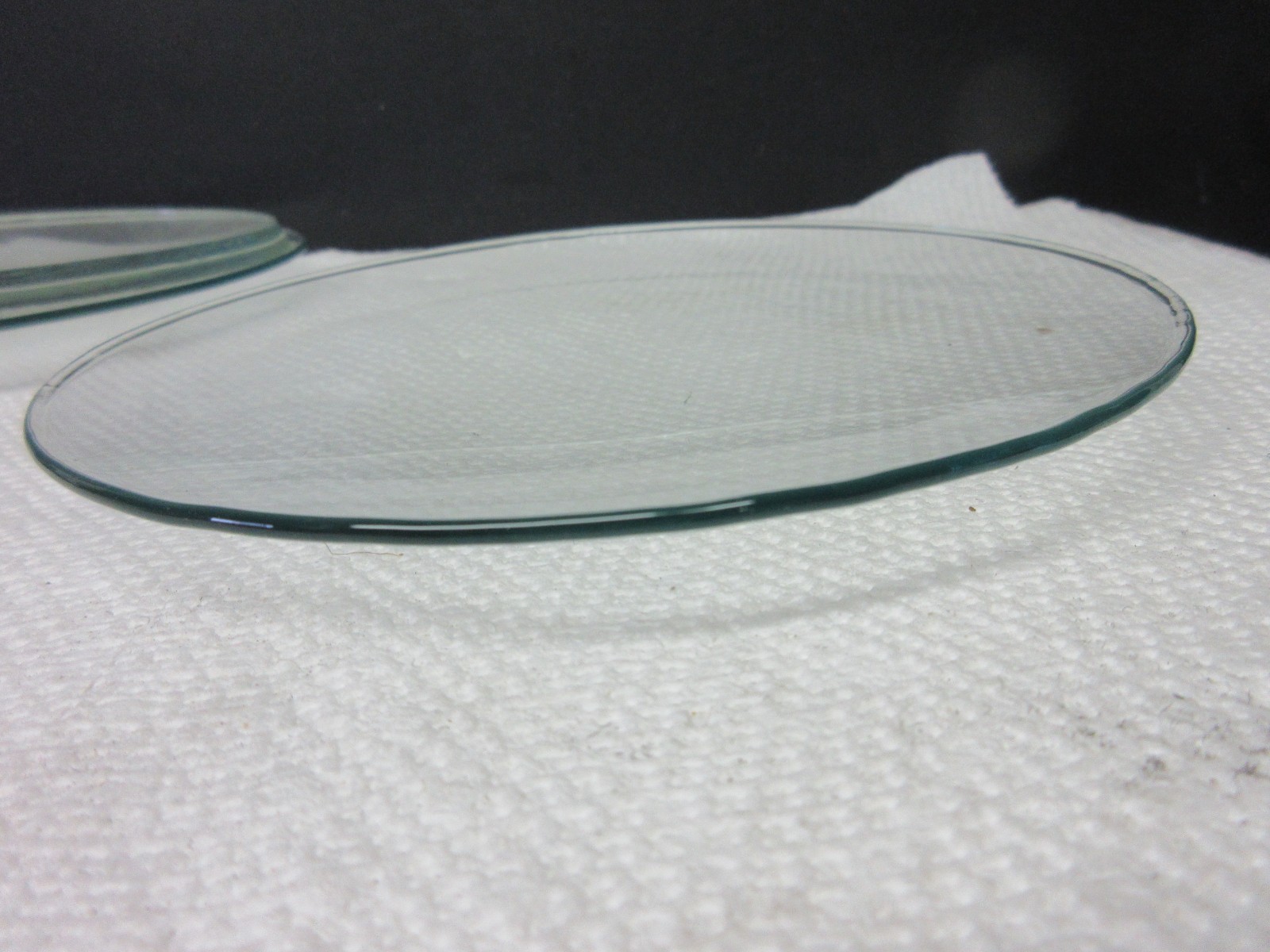 Vintage NOS  Mantle Shelf Clock Replacement Glass 6 " Convex.