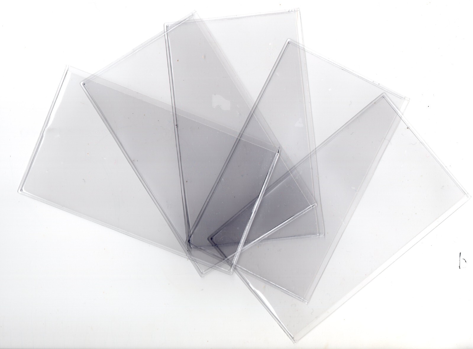 5 GUARDHOUSE SMALL CURRENCY HOLDERS 3 1/8" x 5 1/4" UNPLASTICIZED 7 mil SLEEVES