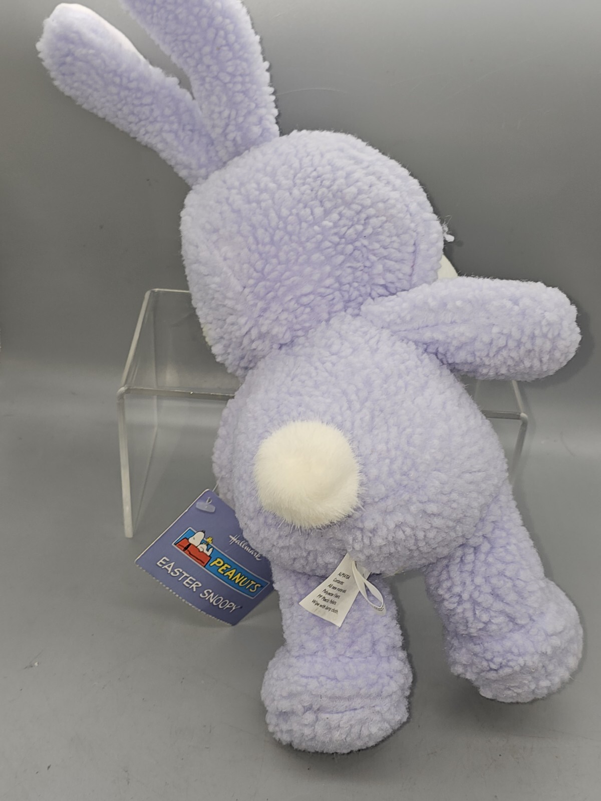 Hallmark Snoopy Purple Easter Rabbit Bunny 12" Plush Soft Toy Stuffed Animal