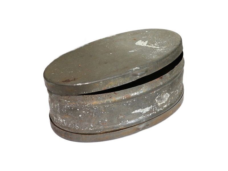 French lebel Berthier Gras Rifle Grease Tin Box Mle 1874 "Boite a Graisse"