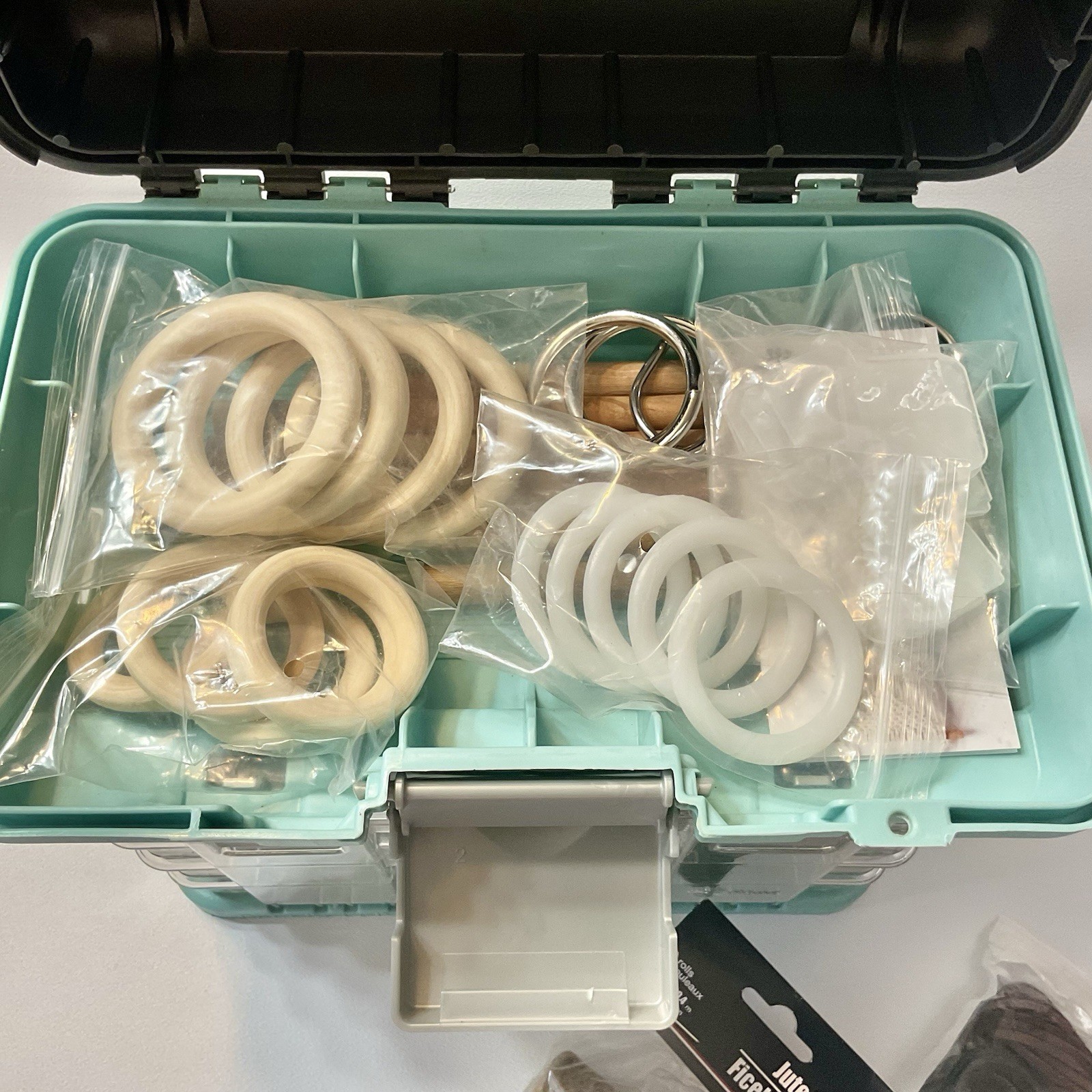 Creative Options Gray Grab N Go Rack System with Macrame Supplies