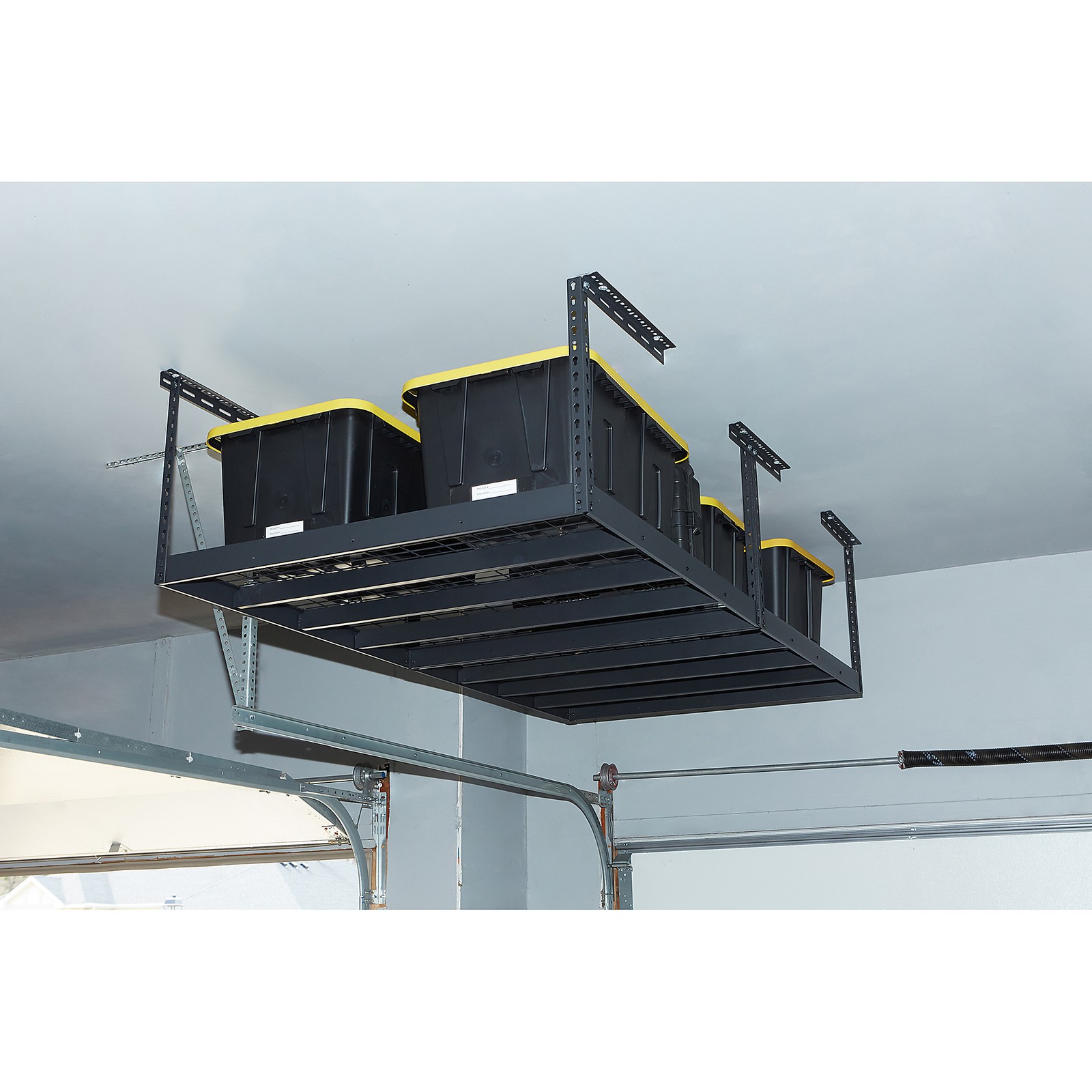 Klutch Overhead Garage Storage Rack, 48in. x 96in.