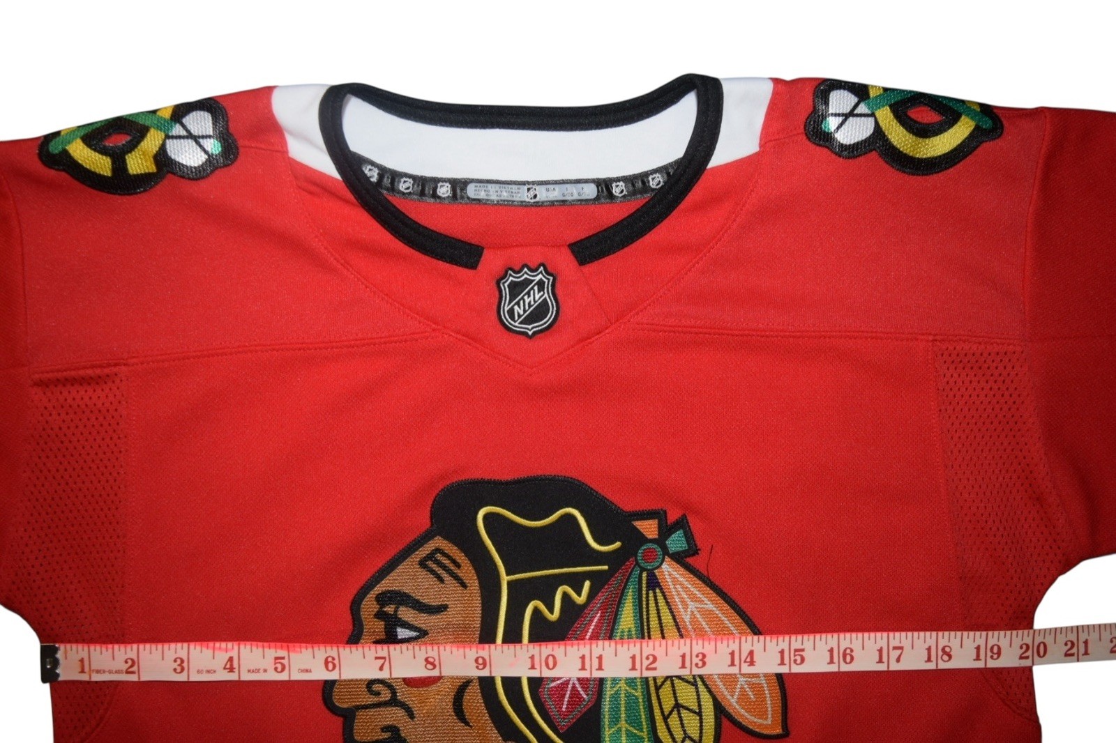 NHL Chicago Blackhawks Connor Bedard 98 Youth L/XL Red Hockey Jersey