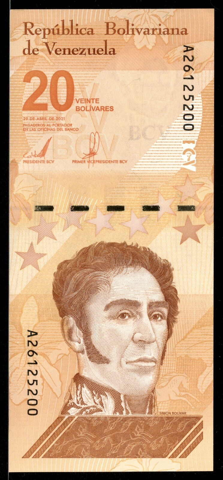 Venezuela 20 Digitales 2021 qty 20 UNC 20 million bolivars soberano *NEW* P-117