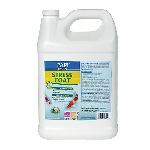 API Pond Care  Stress Coat Plus 1 Gallon Fish and Water Conditioner 140 C