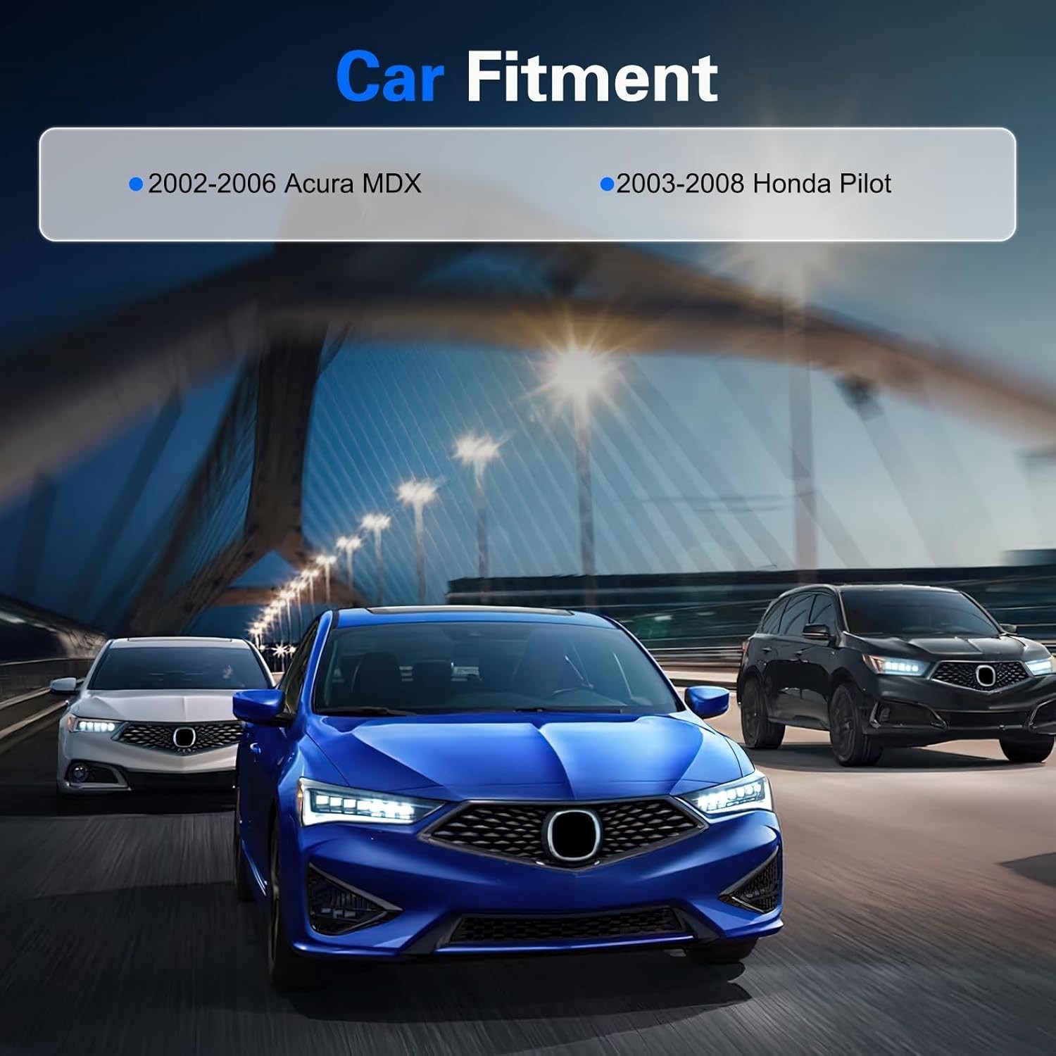 Heater Blower Motor w/ Fan For Honda Pilot 2003-2008 3.5L Acura MDX 2002-2006