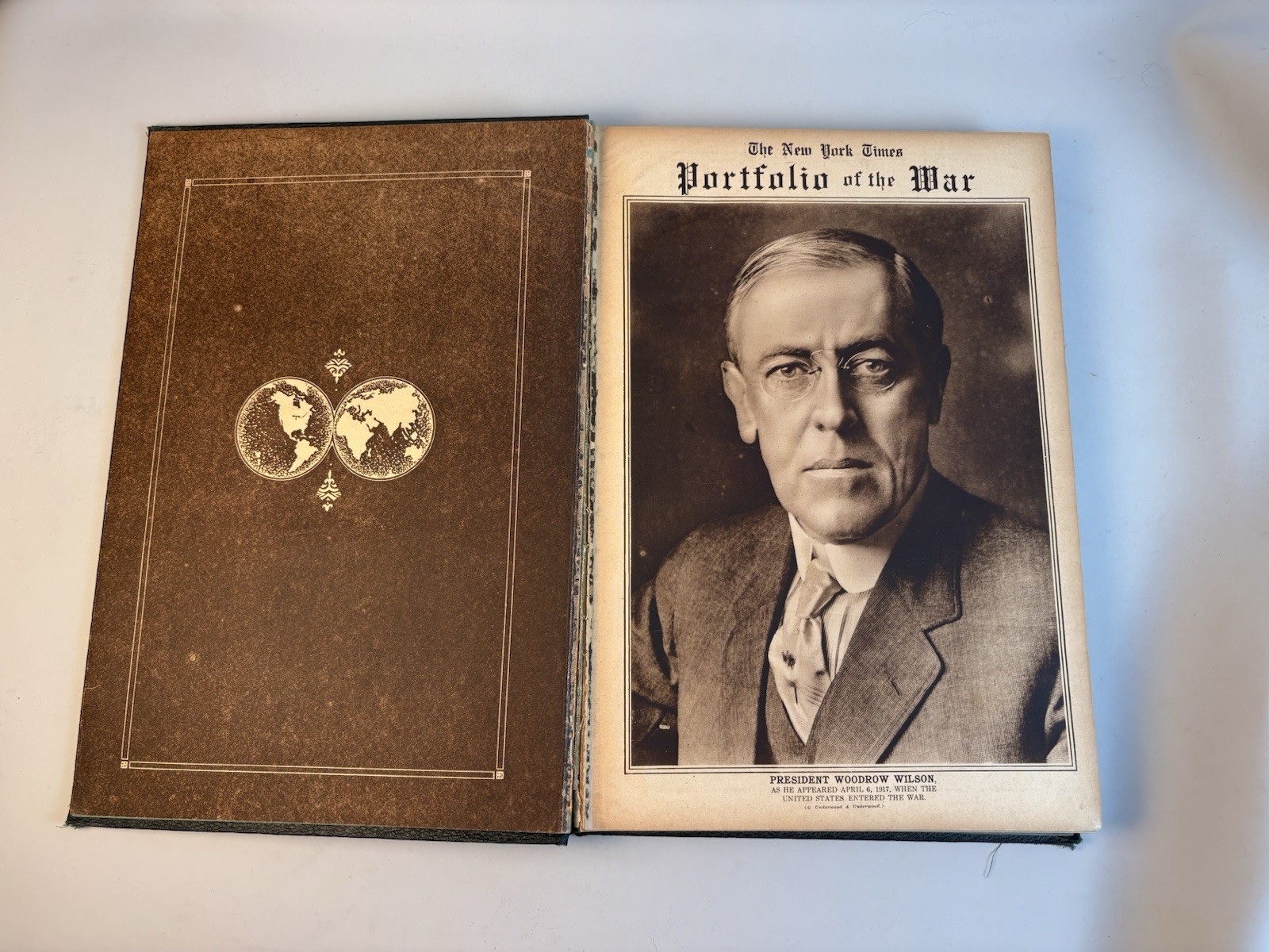 1919 Great War in Gravure WWI Photogravure Book NYTimes Portfolio – Loose Bind