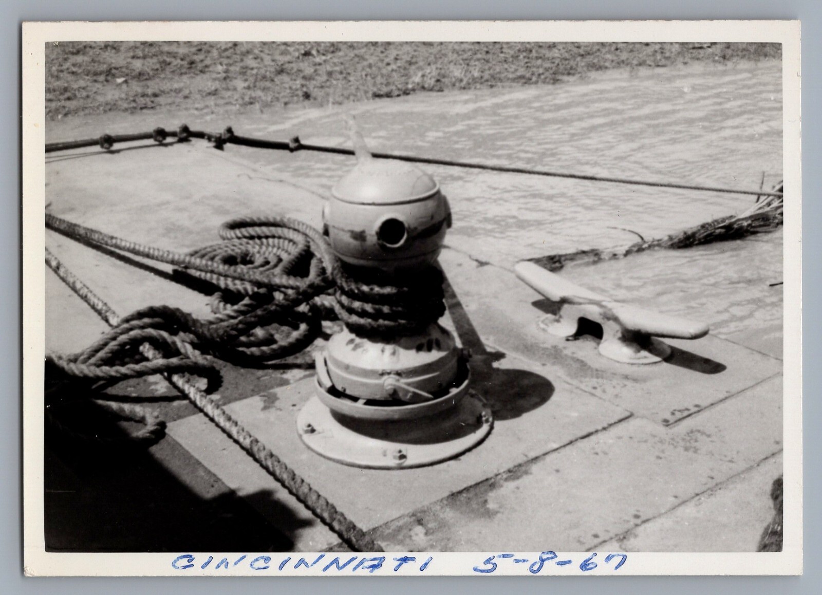 1967 Gulf Oil & Gas Vintage 4.25 x 3" Photo Pipeline Cincinnati, Ohio   9416