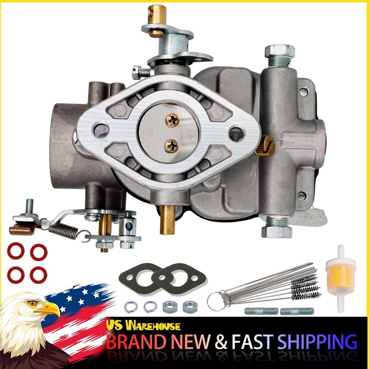 For Zenith Carburetor Updraft Gas Wisconsin L63S1 (VH4D) w/ 2-1/4" Mount New
