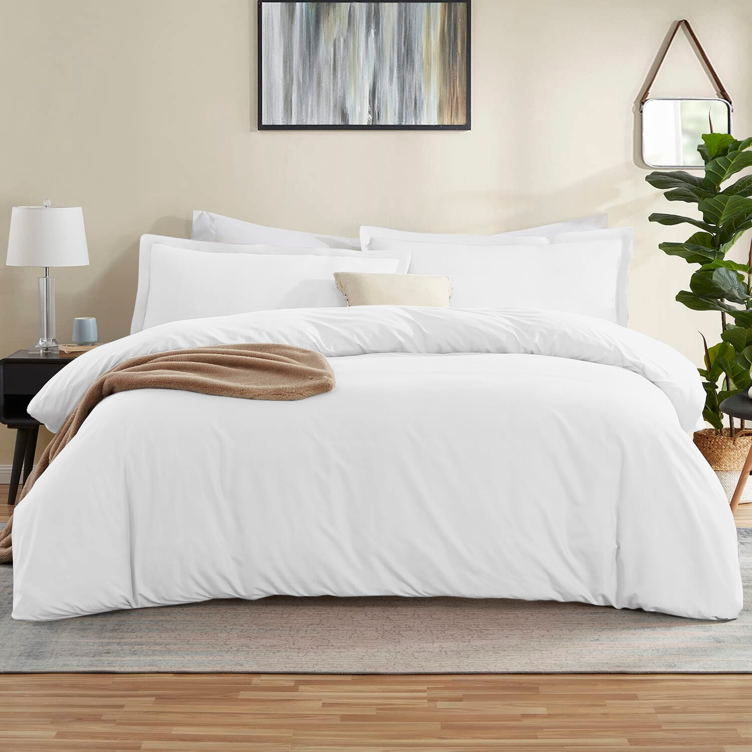 3 Piece Duvet Cover Bedding Set Luxury Comforter Cover Twin Full Queen King Size