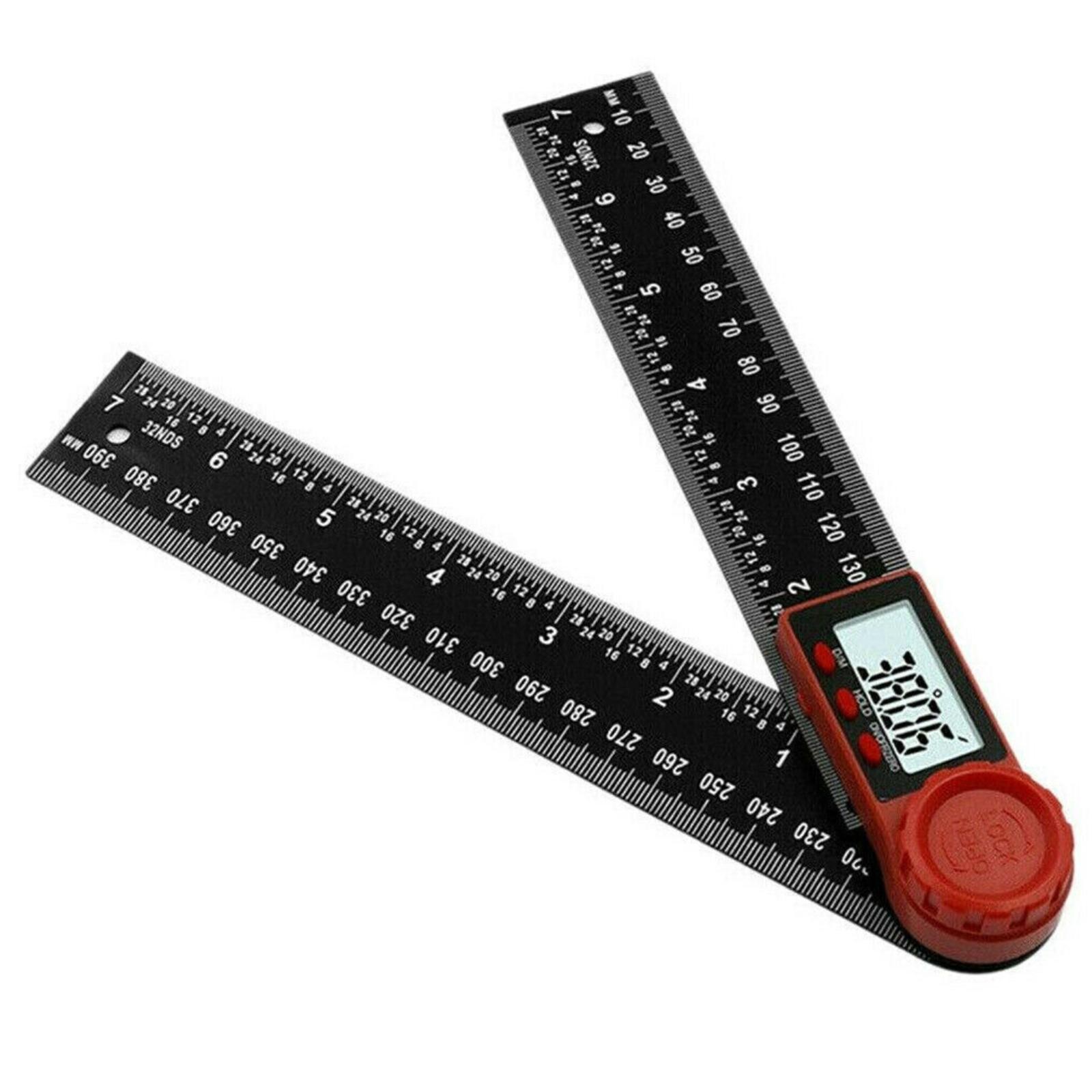Digital Angle Finder Ruler Protractor Measure Meter Carbon Fiber 0-360°