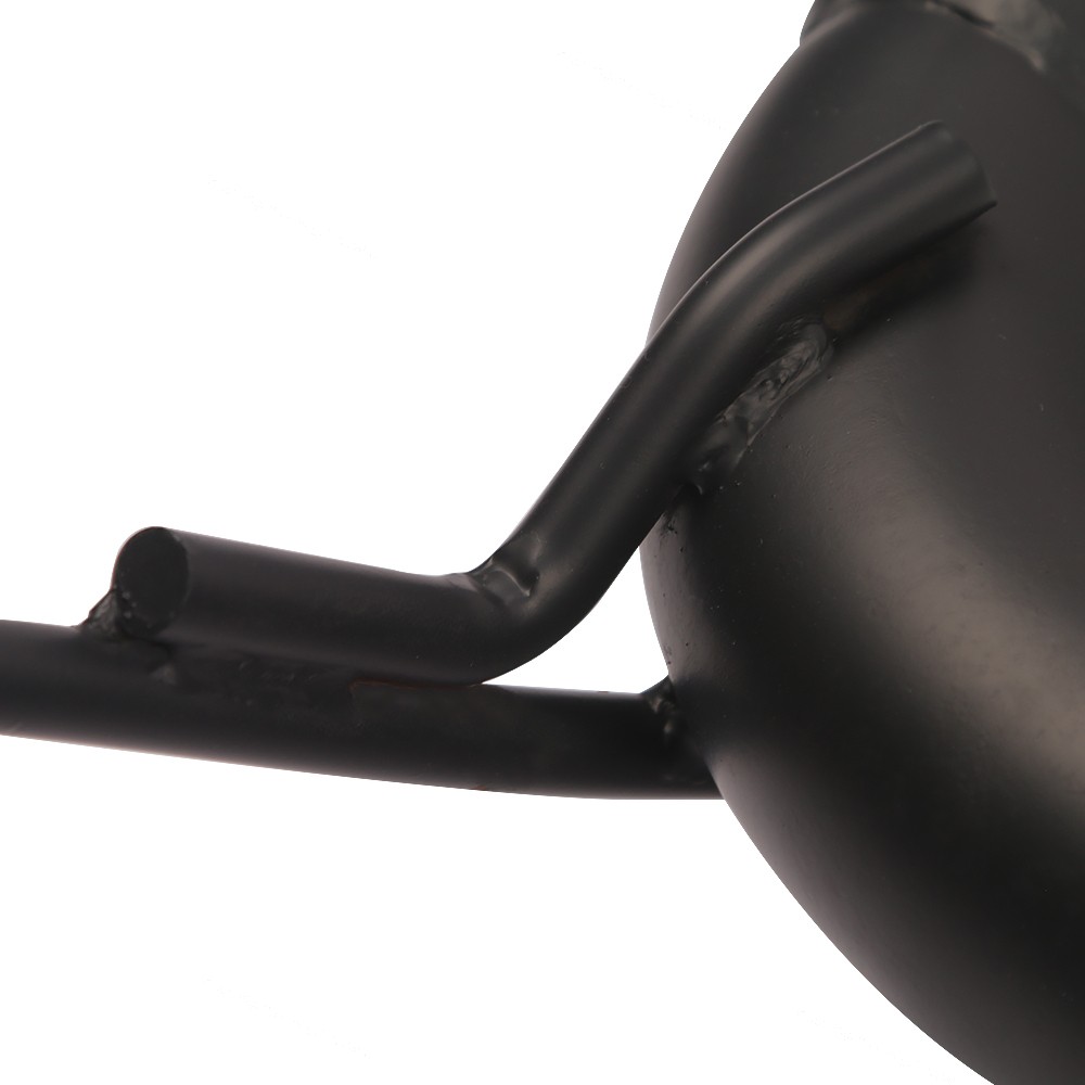 For 07-17 Jeep Wrangler JK 2/4DR Matte Black Dual CatBack Exhaust Muffler System