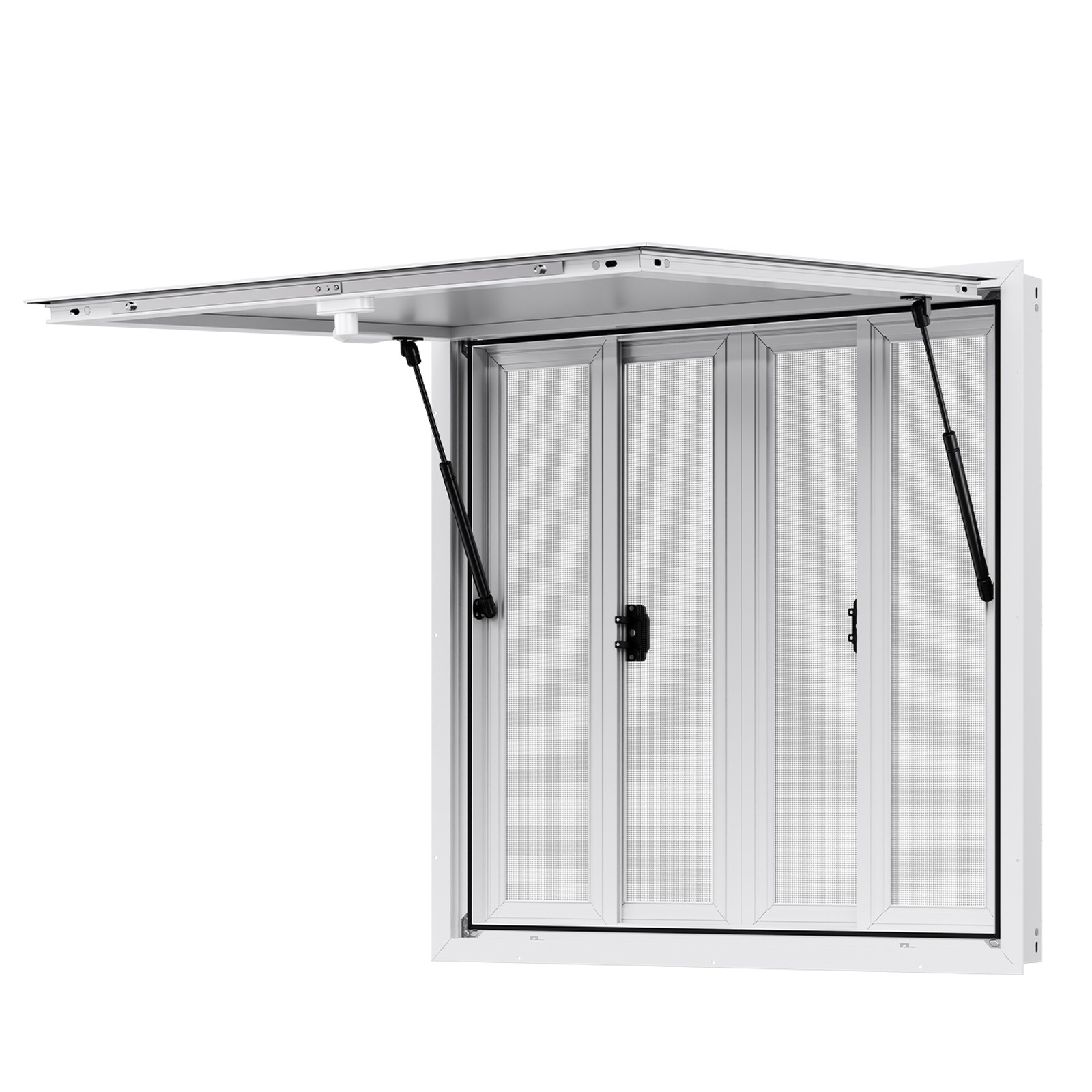 Uimoso 36x36in Aluminum Alloy Food Truck Service Window with Awning