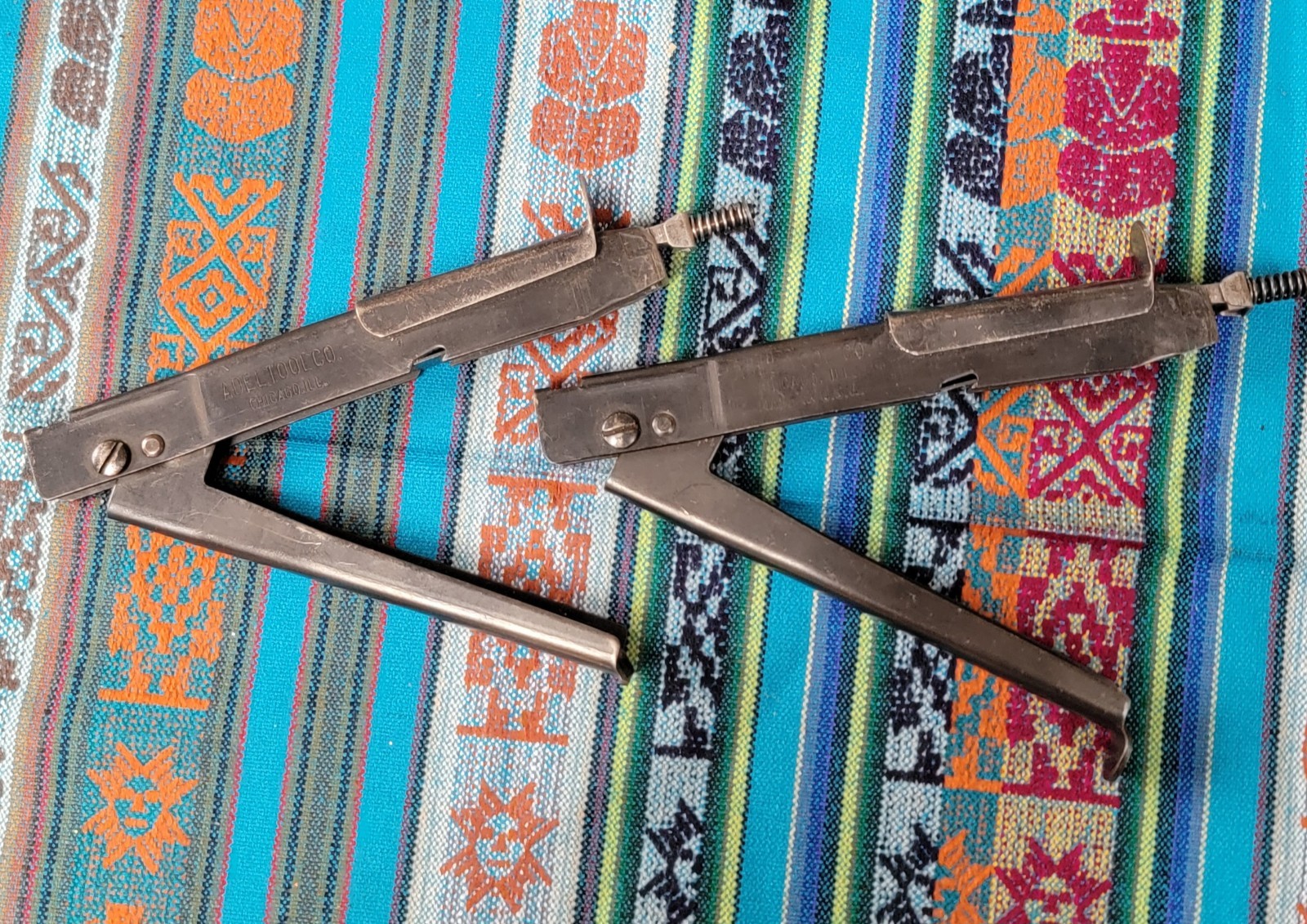 (1) Vintage Adel Tool Co. Chicago IL Hand Nibbler .047 Steel 18GA Soft Mat Only