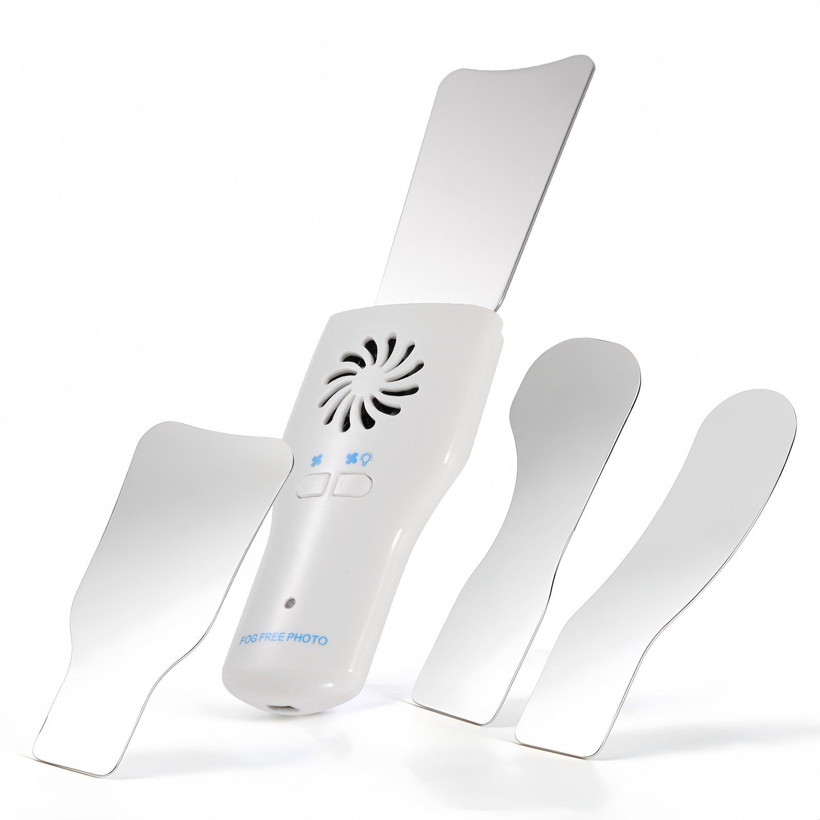 Dental Occlusal Mirror Fog Free LED Intra Oral Photo System 4 Mirrors Anti-Fog