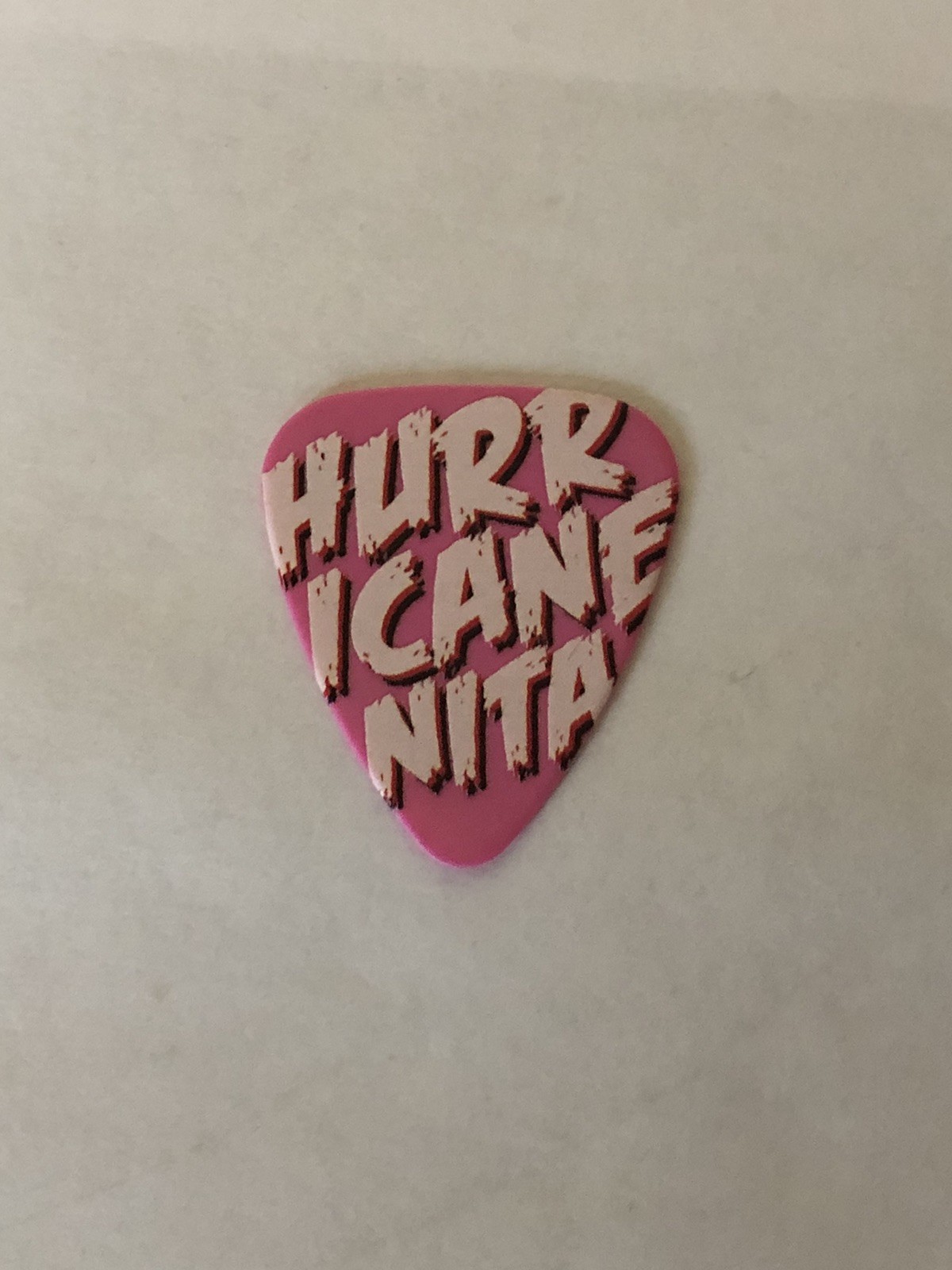 Alice Cooper Nita Strauss Signature Hurricane Nita Pink Guitar Pick 2015 Tour