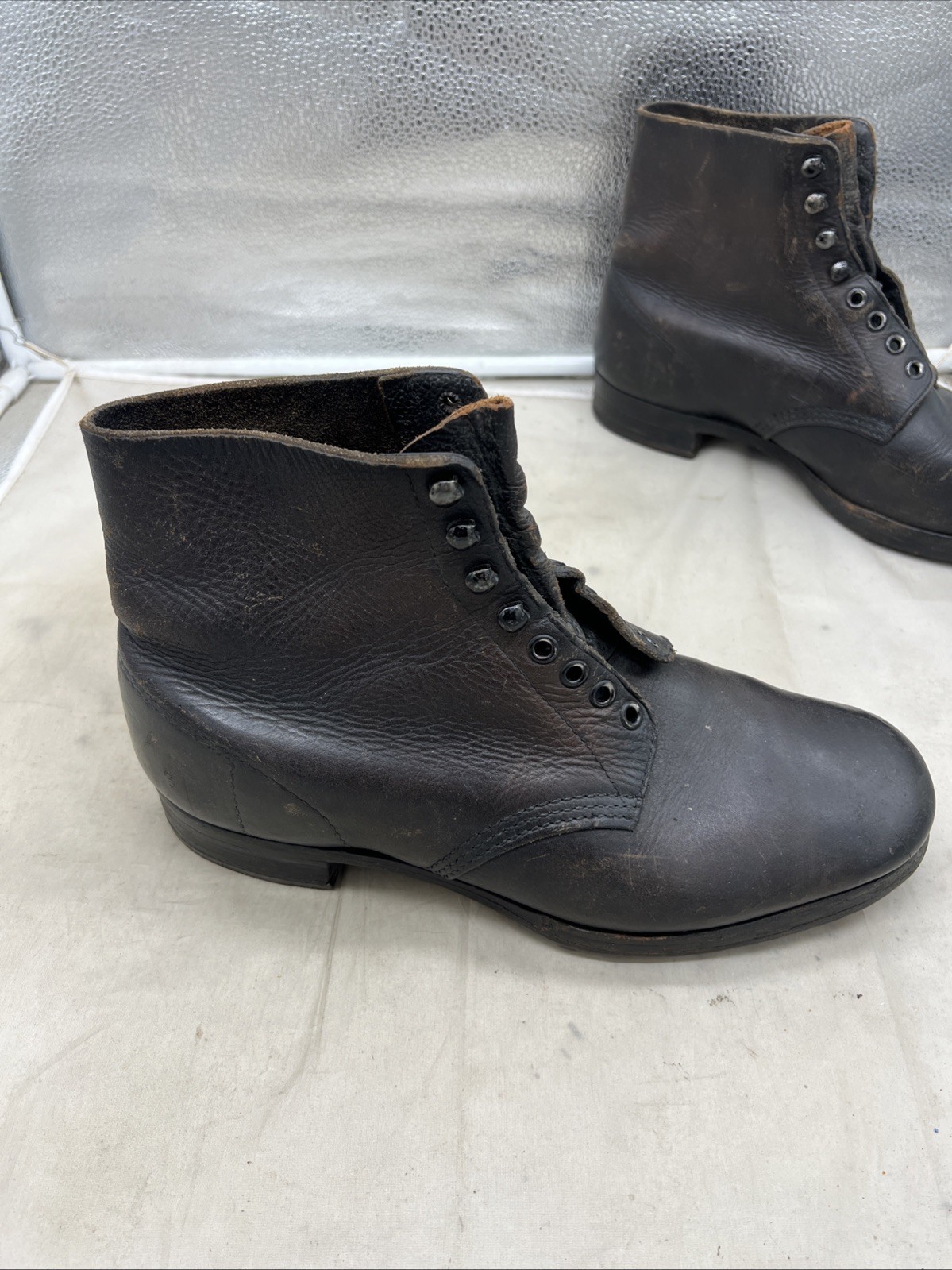 WW2 German Leather Ankle Boots Original (FF536
