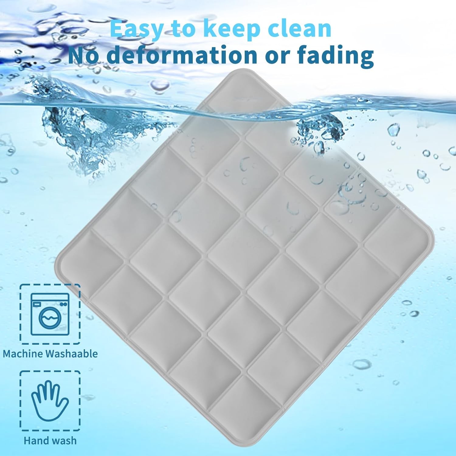 Dog Cooling Mat Pad Upgraded Long Lasting Cooling Crate Mat for Cat Small Dog