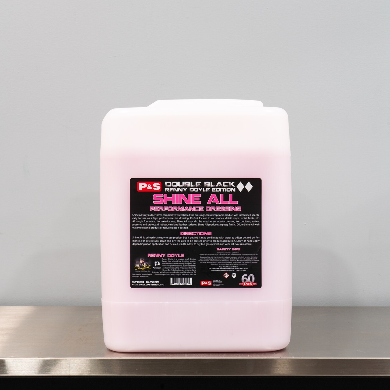 P&S Double Black Shine All 5 Gallon | High Shine Performance Tire Trim Dressing