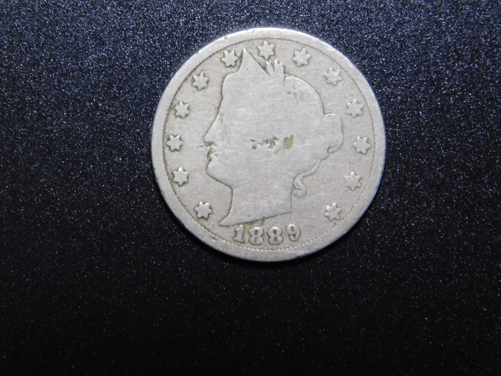 OLD US COINS 1889 V LIBERTY NICKEL