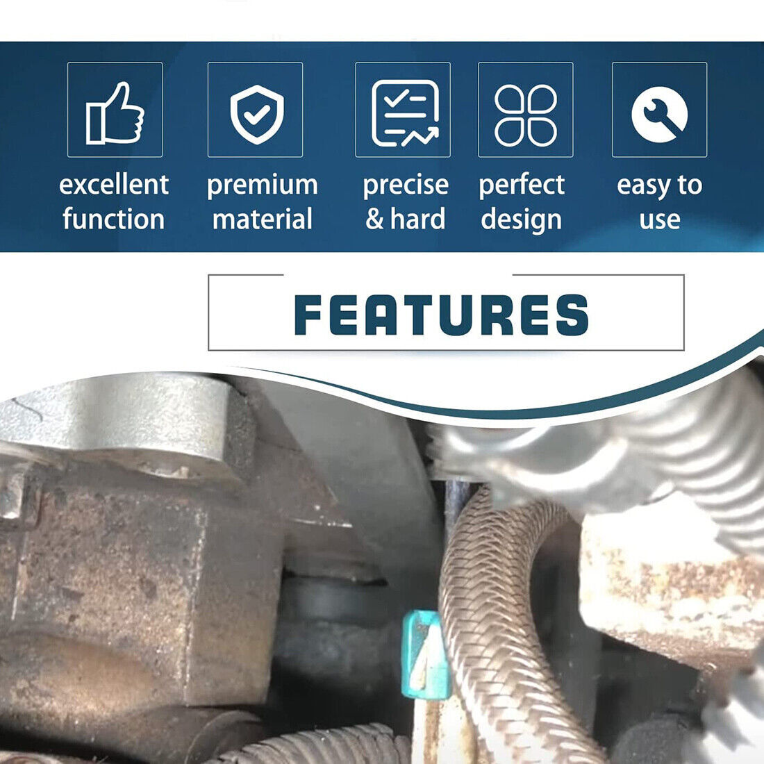 6.5L Diesel Engine 6087 GM Injection Pump Wrench Set For 1996-1999 GM Full-Size