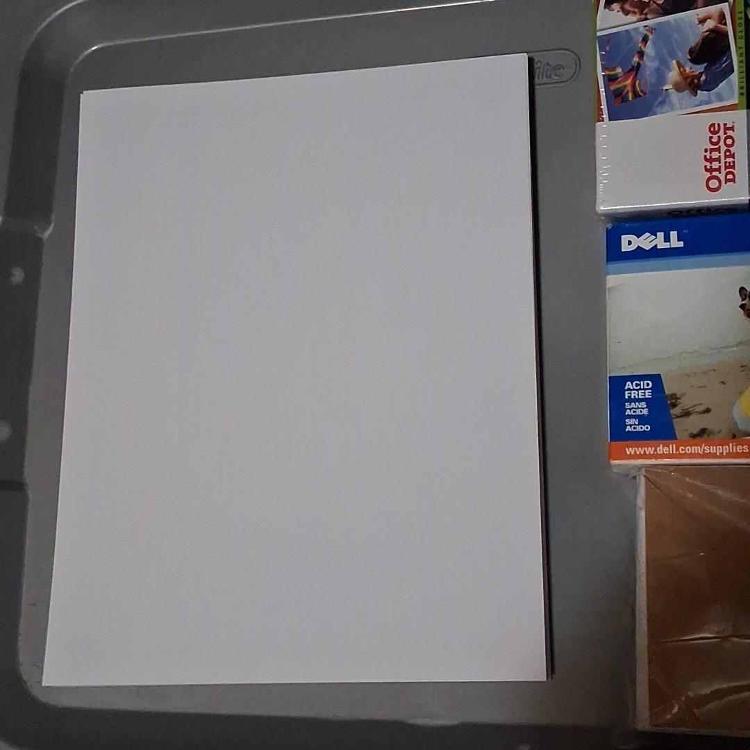 Lot of 8.5X11 Photo Paper 120 Sheets & 4x6 300 Sheets New, Open And Sealed