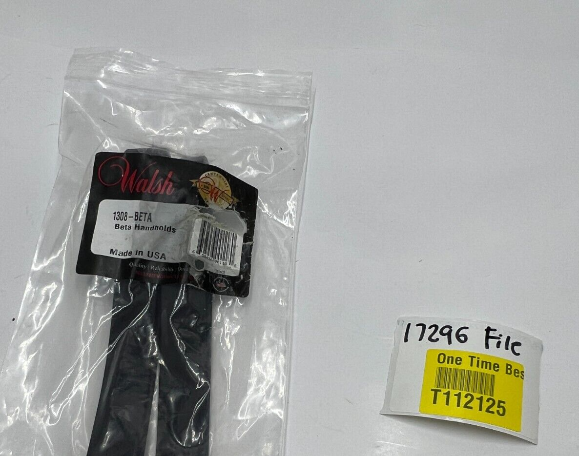 QTY 3 Walsh Horse Harness Race Accessories Racing Beta Handholds Black 1308-beta