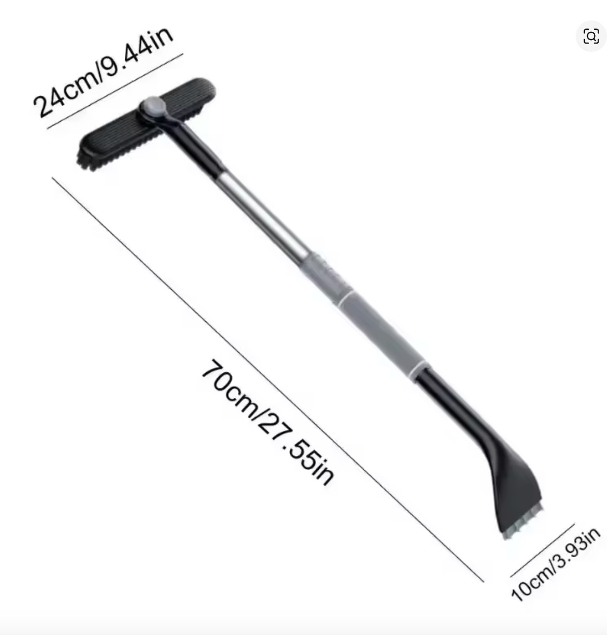 Portable Extendable Windshield Snow Removal Ice Scraper Brush for Car