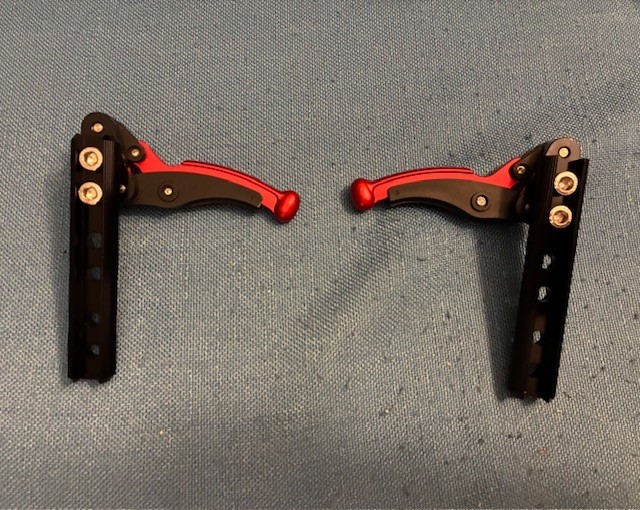 Pair (2) of Aluminum & Plastic Replacement Wheel-Locks (brakes)