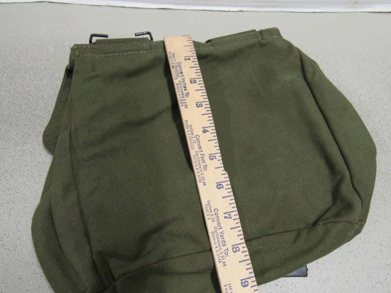 Dutch Military Web Gear Canvas Butt Pack Old Style Belt Hooks Hanger Netherlands