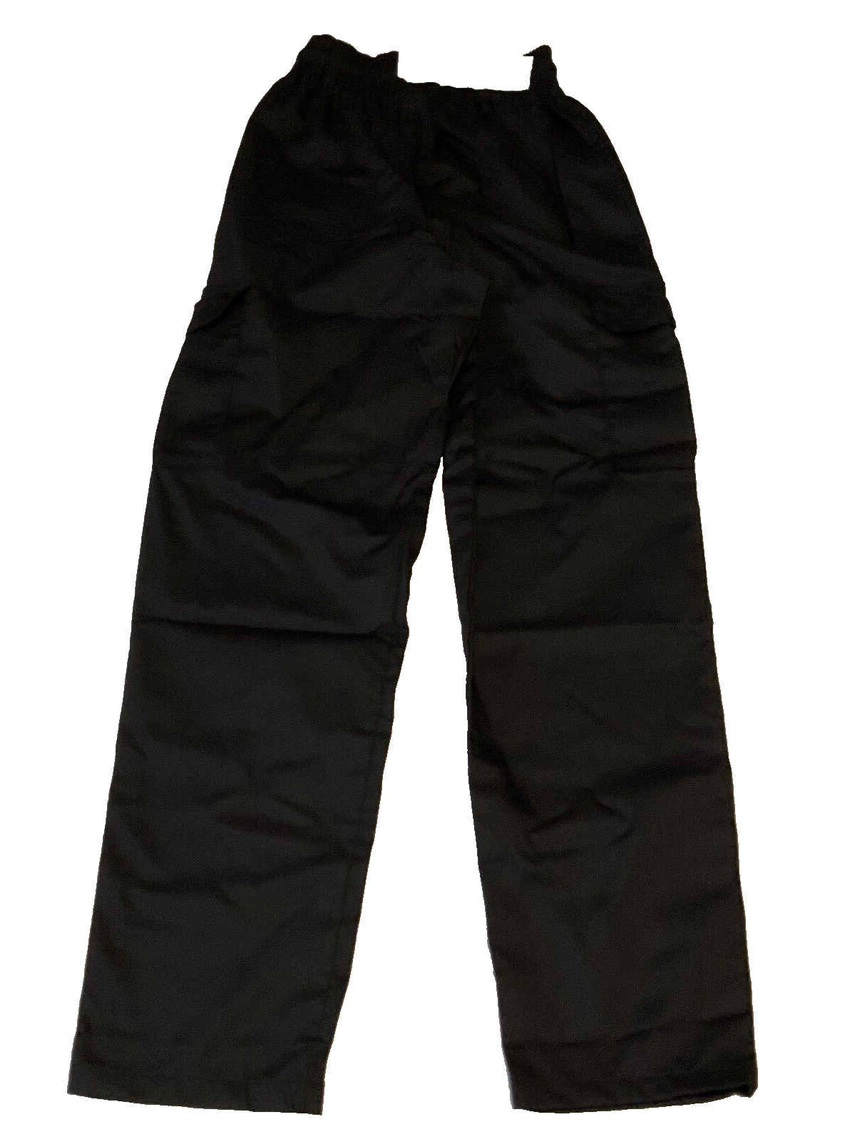 New Chef Cargo Pants Unisex Adult Size XS Black Stretch Waist Nc-3002car 2 Pair
