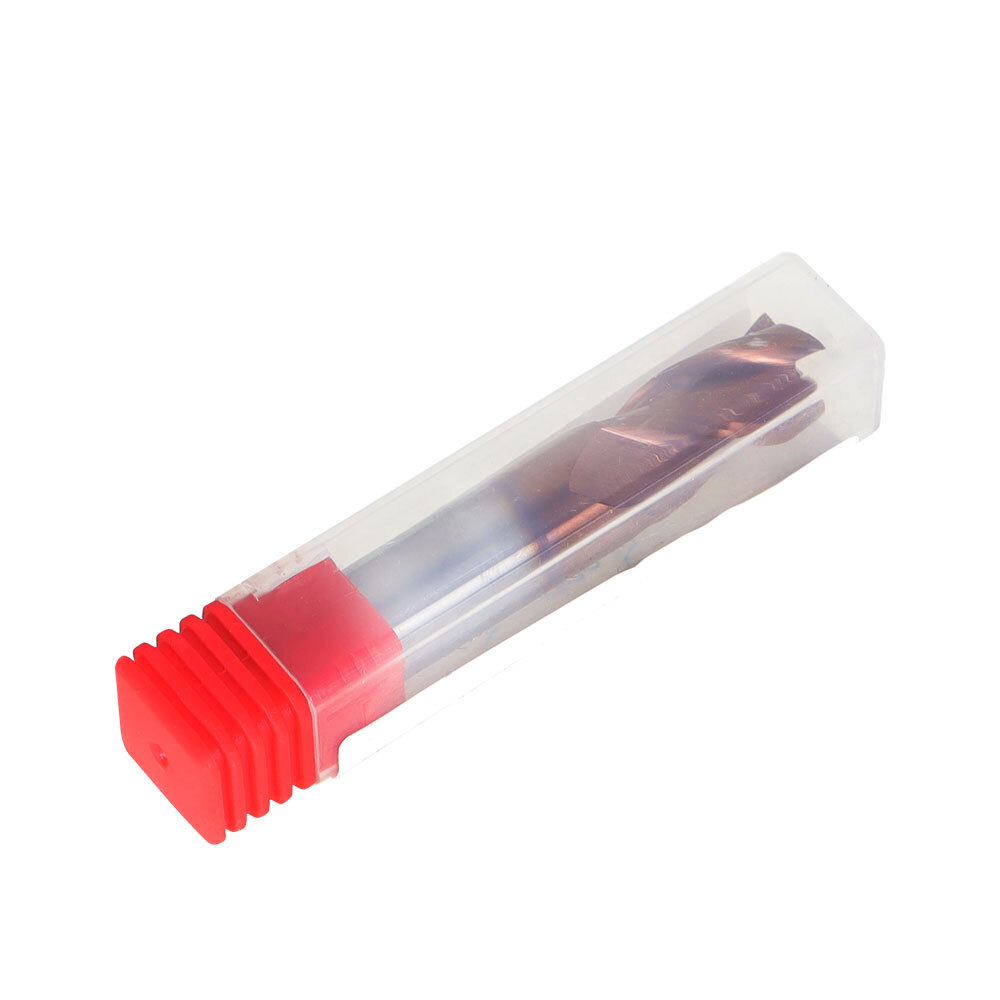 5PCS 1/2" 3 Flute 37° Helix Carbide End Mill For Aluminum SQUARE ZRN COATED