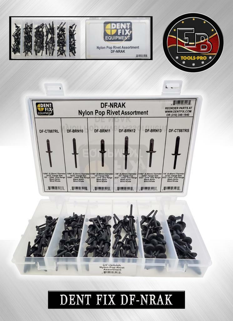 Dent Fix Equipment DF-NRAK Nylon Rivet Assortment Kit