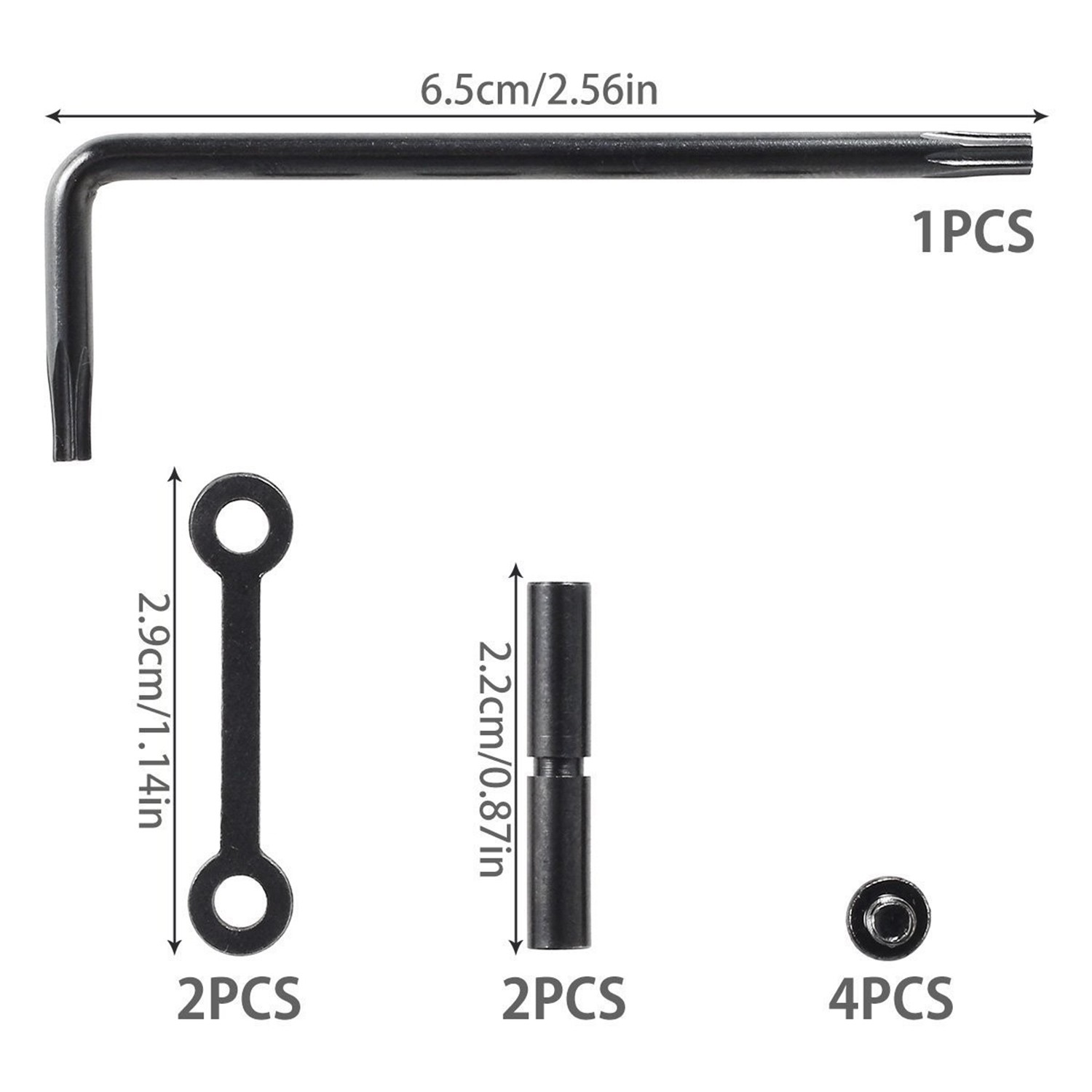 4 Pack Anti-Walk Trigger for.154 Small Pinholes High Precision Mount Kits