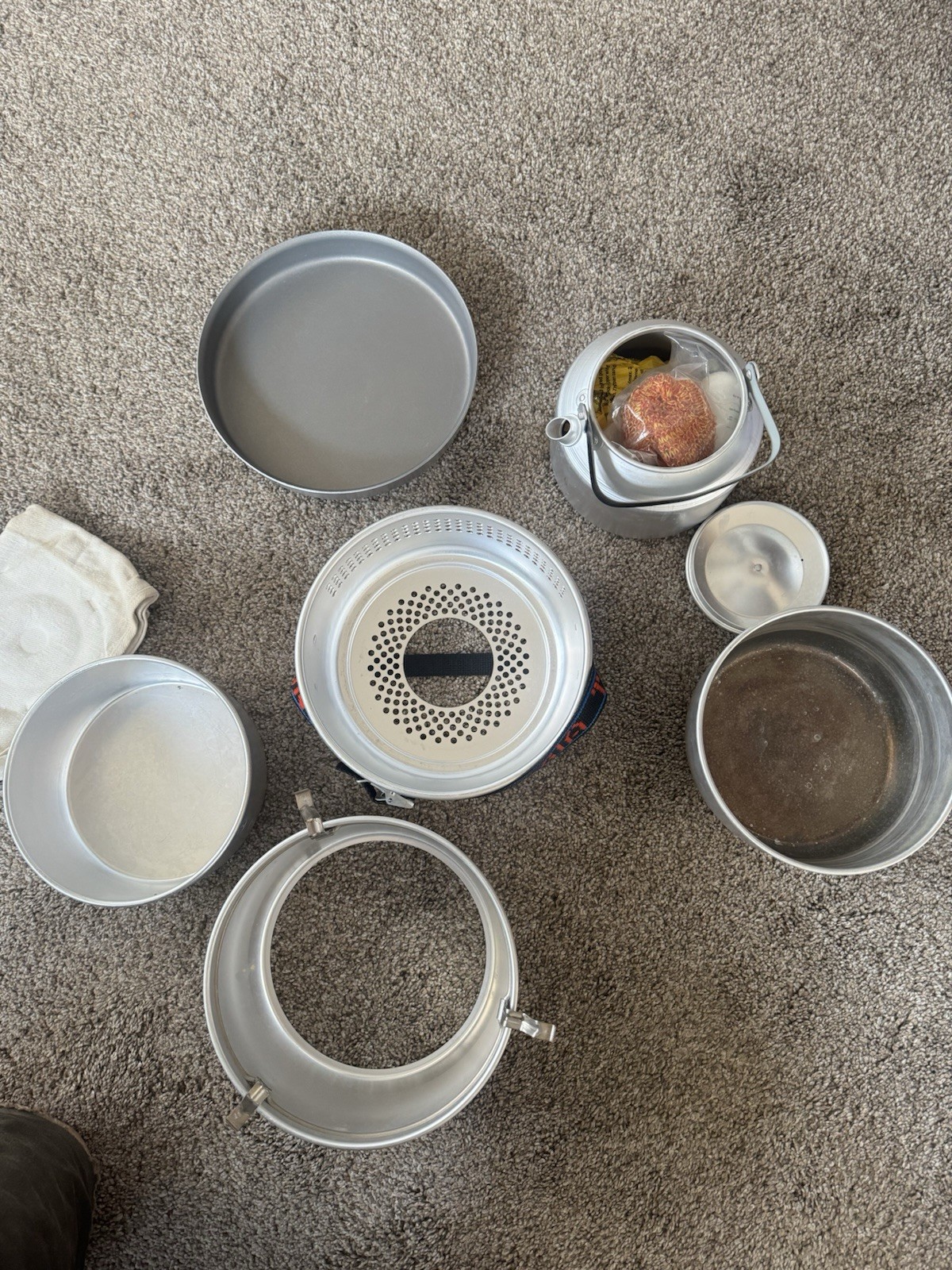 Trangia Cookware Set Camping Pots Alcohol Stove Accessories Made in Sweden 7 pcs