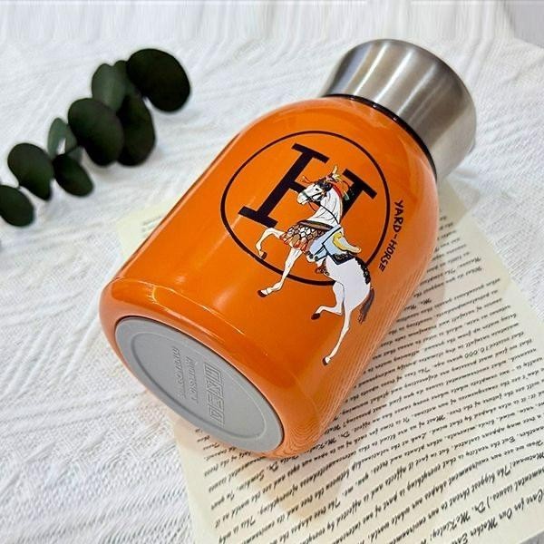Hermès Orange Stainless Steel Insulated Bottle 300ml Boutique Exclusive Gift