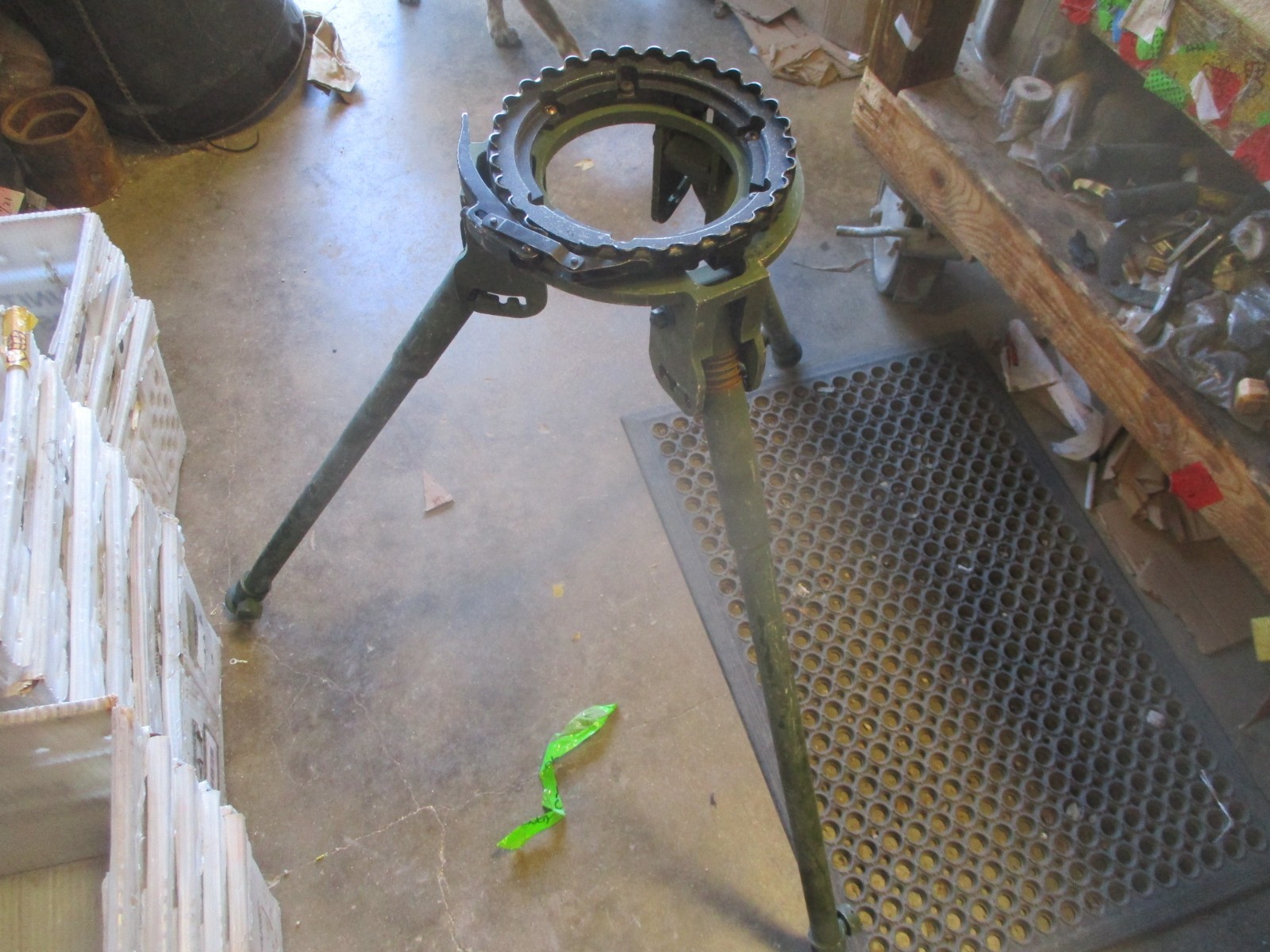 Nice Used Aluminum Tripod w/TOW Missile Viewer Clamp, HMMWV Accy